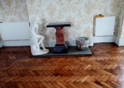 sanding hardwood floors