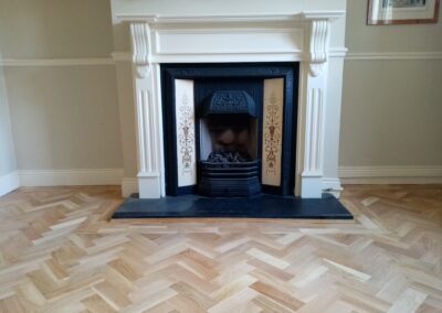 Sanding-and-finishing - Solid-oak-floor Intercontinental hotel