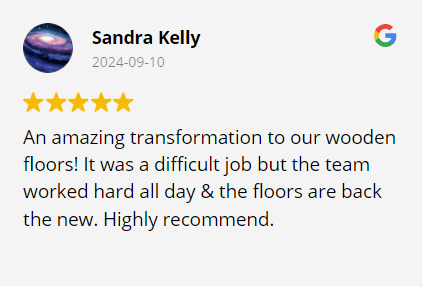 Floor Sanding Dublin Testimonial